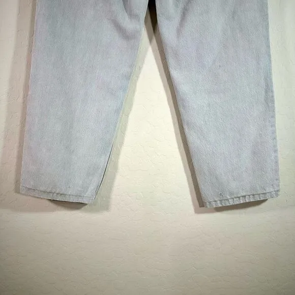 12 Storeez Women's Jeans Light Wash Straight Fit Mid Rise Denim Size M