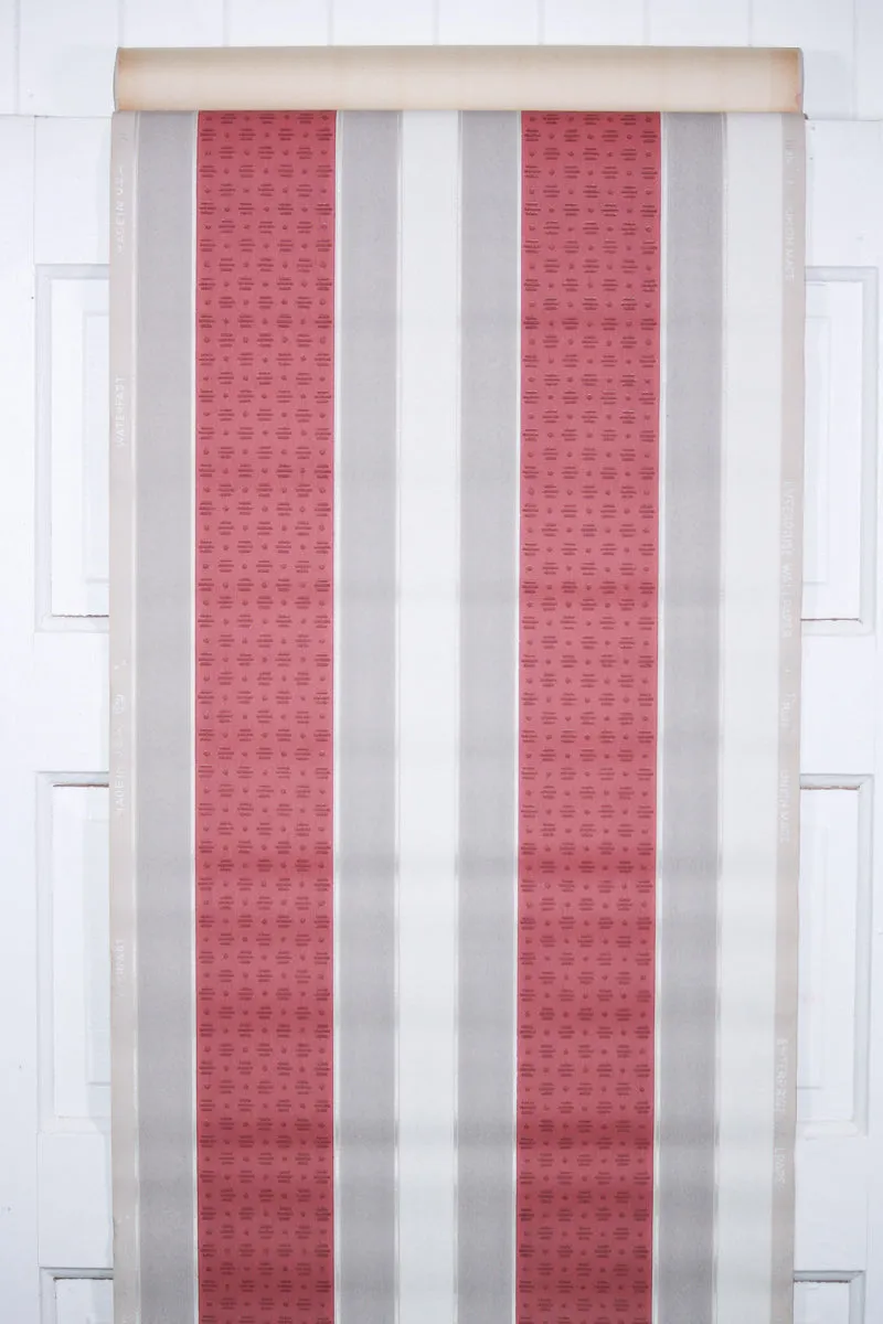 1950s Stripe Vintage Wallpaper