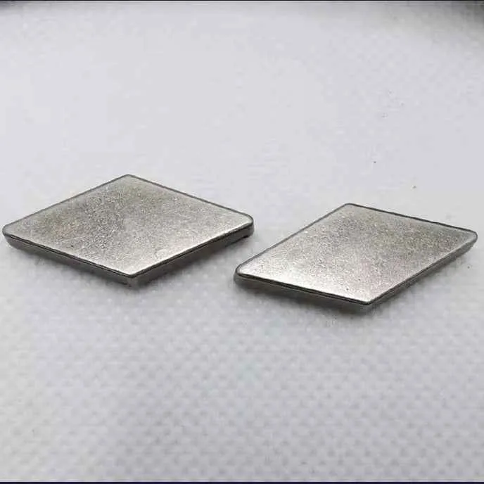 27x12MM Flat Diamond Alloy Rivets Antique Silver Punk Studs 20pcs