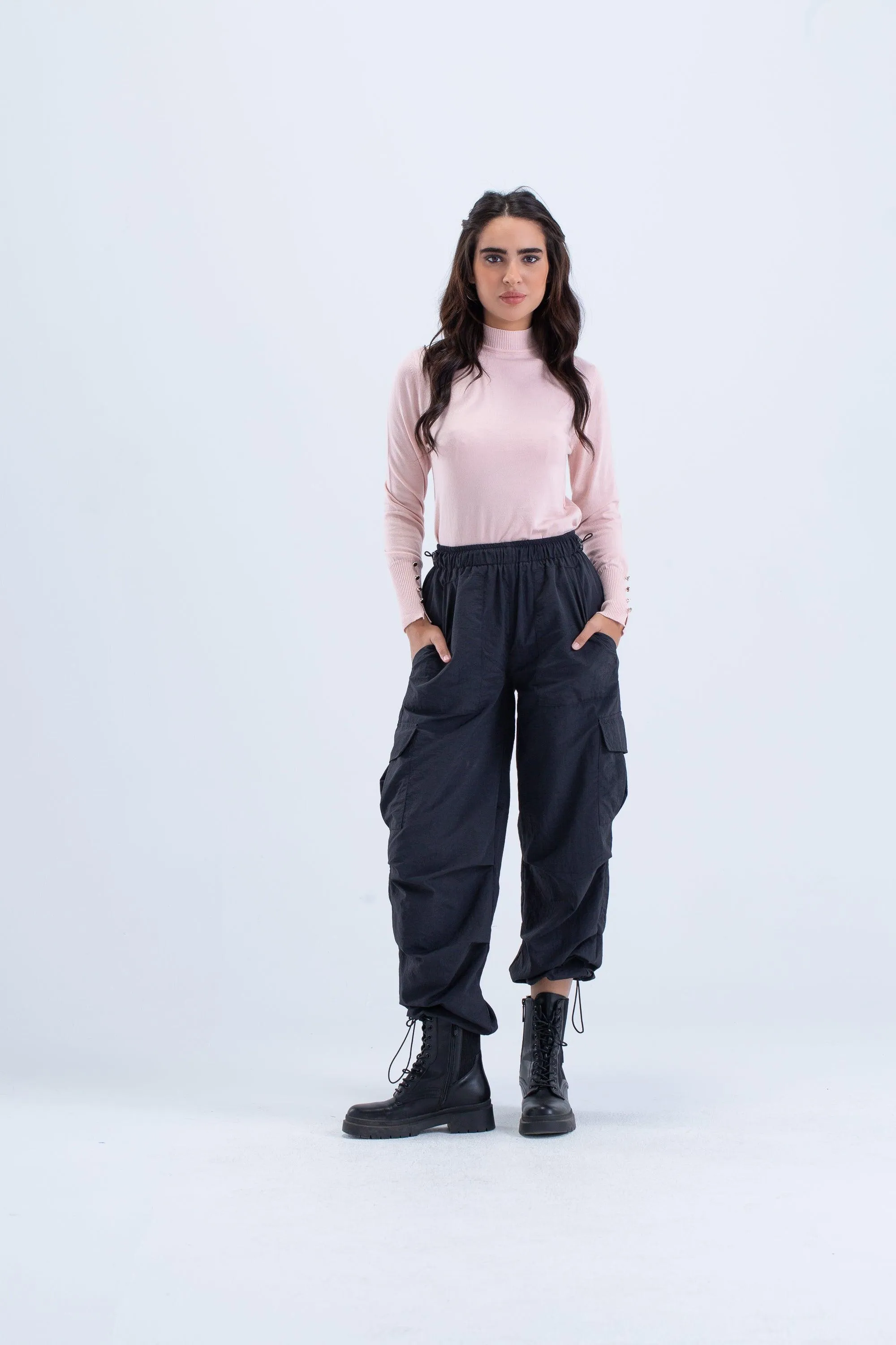 4 Buttoned Sleeves Pullover