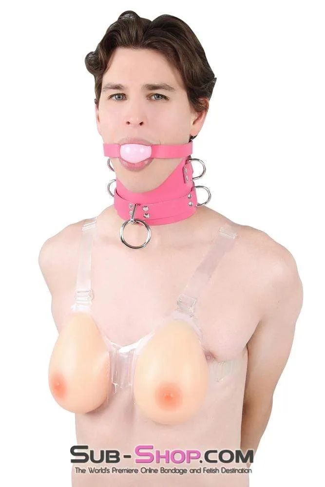 6892AX      Just Like My Own Sissy Transformation D-Cup Real Feel Breasts with Nipples