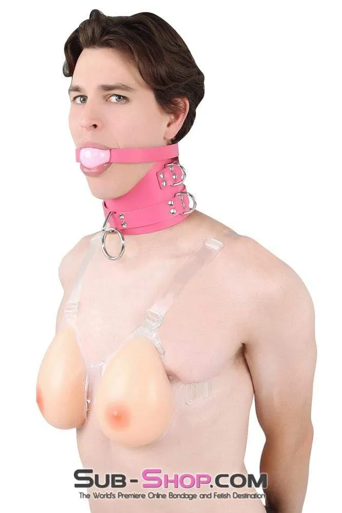 6892AX      Just Like My Own Sissy Transformation D-Cup Real Feel Breasts with Nipples