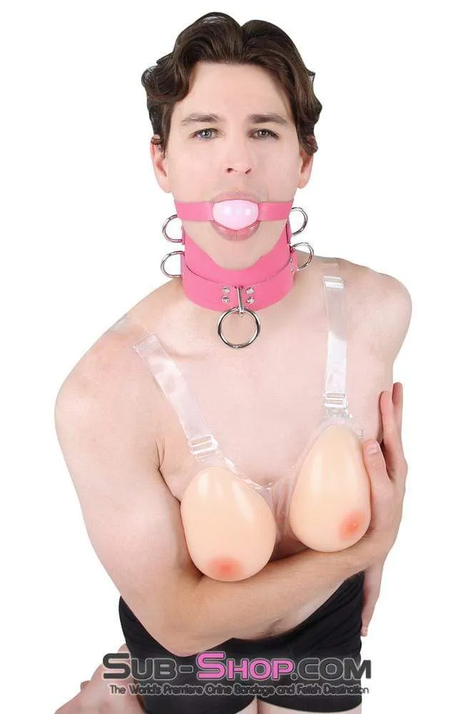 6892AX      Just Like My Own Sissy Transformation D-Cup Real Feel Breasts with Nipples
