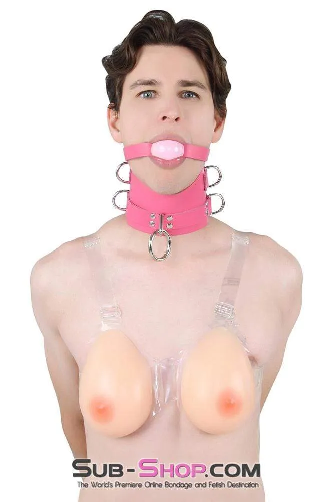 6892AX      Just Like My Own Sissy Transformation D-Cup Real Feel Breasts with Nipples