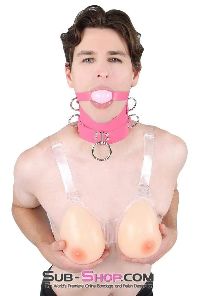 6892AX      Just Like My Own Sissy Transformation D-Cup Real Feel Breasts with Nipples