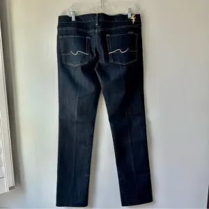 7 For All Mankind Dark Wash Straight Fit Jeans Size 32