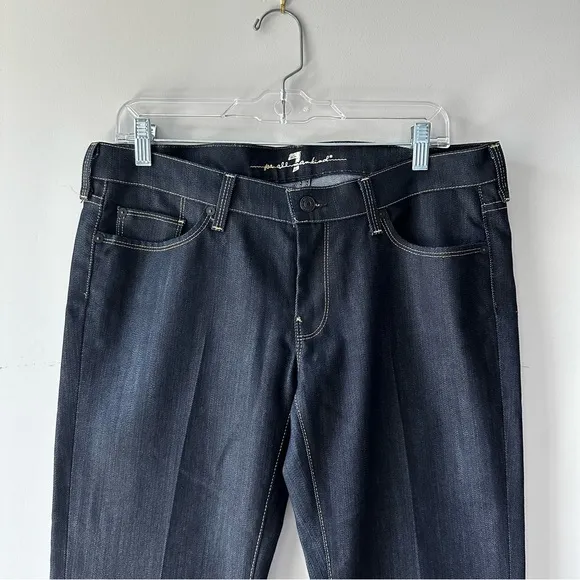 7 For All Mankind Dark Wash Straight Fit Jeans Size 32