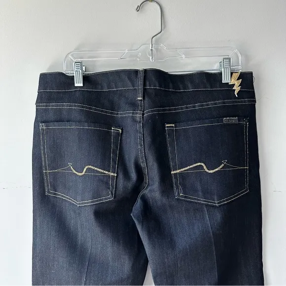 7 For All Mankind Dark Wash Straight Fit Jeans Size 32