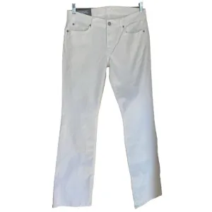 7 FOR ALL MANKIND Women's Clean White Denim Kimmie Bootcut Jeans Size 31  NWT