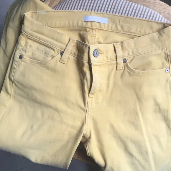 7 Seven for all Mankind Yellow Jeans Slim Straight