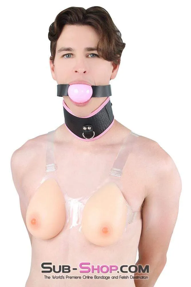 7181AE      Just Like My Own Sissy Transformation C-Cup Real Feel Breasts with Nipples