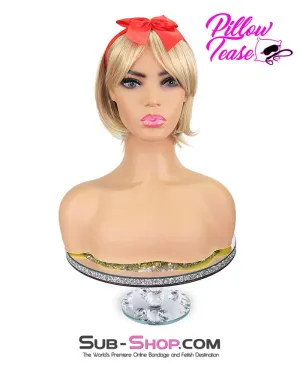 9965AE      Starlet 10" Blond Bobbed Wig