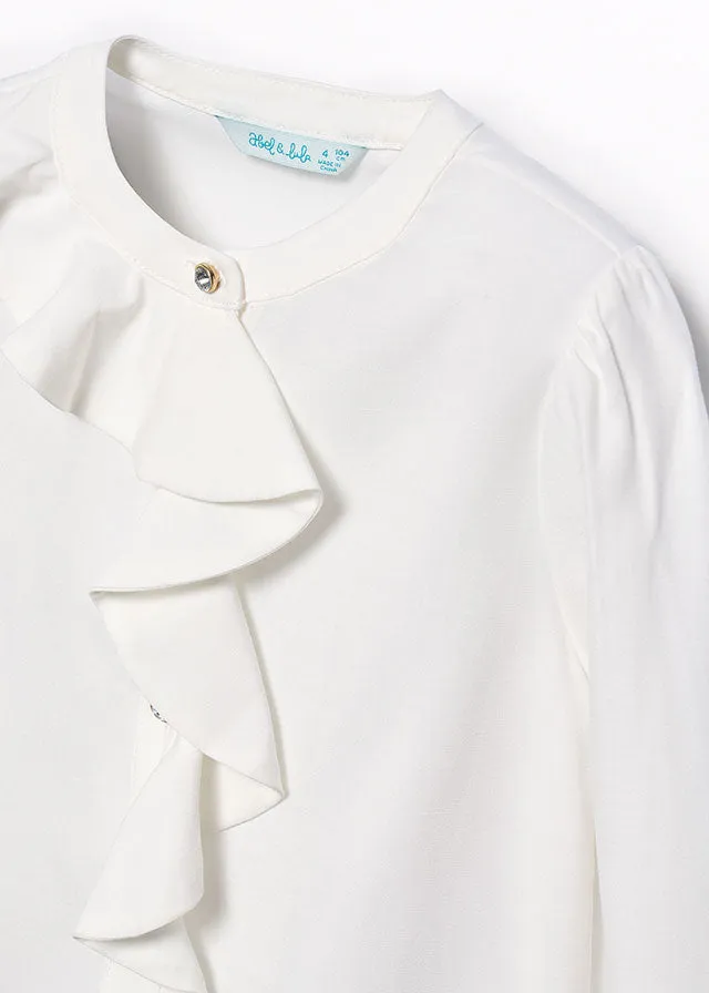 Abel & Lula 5679 Long Sleeve Blouse and 5718 Dark Jeans In Stock Now