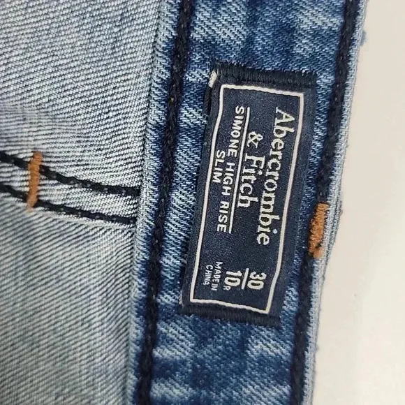 Abercrombie &amp; Fitch Simone High Rise Slim Jeans