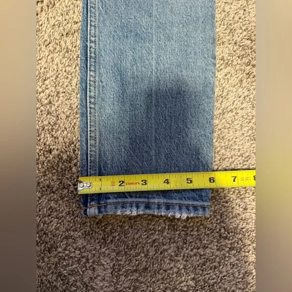 Abercrombie and Fitch The Skinny High Rise Distressed Denim Jeans Size 27/4s NWT