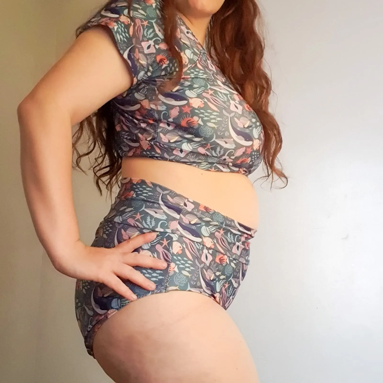 Adults Rashguard Swim Crop