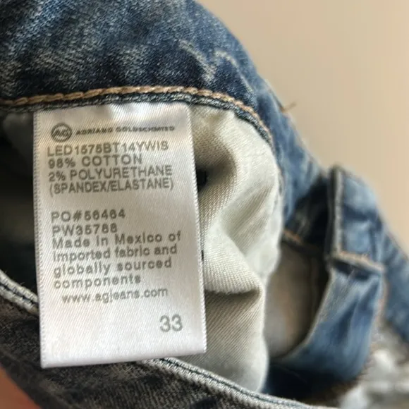 AG Adriano Goldschmied Ex-Boyfriend Slouchy Slim Jeans