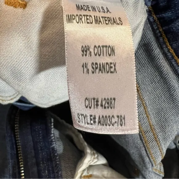 Agolde High Rise Skinny Jeans Destroyed Distressed 26