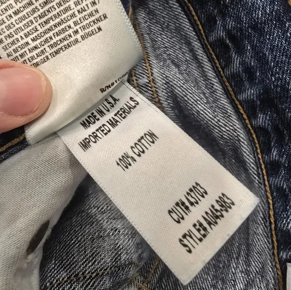 Agolde Jamie Straight Jeans Size 25
