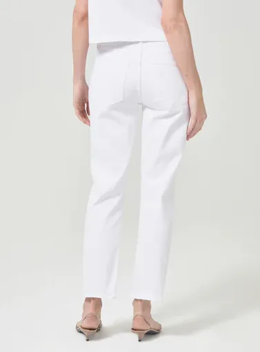 AGOLDE Kye Mid Rise Straight Crop - Sour Cream