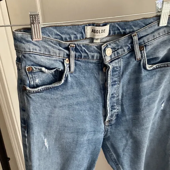Agolde Nico High Rise Slim Jeans Size 25