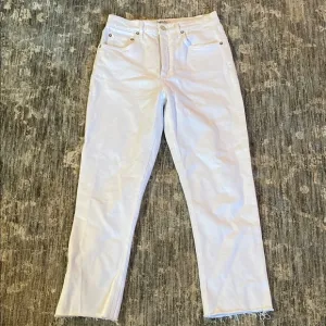 AGOLDE White Denim Jeans size 27 - raw hem - button up - great condition
