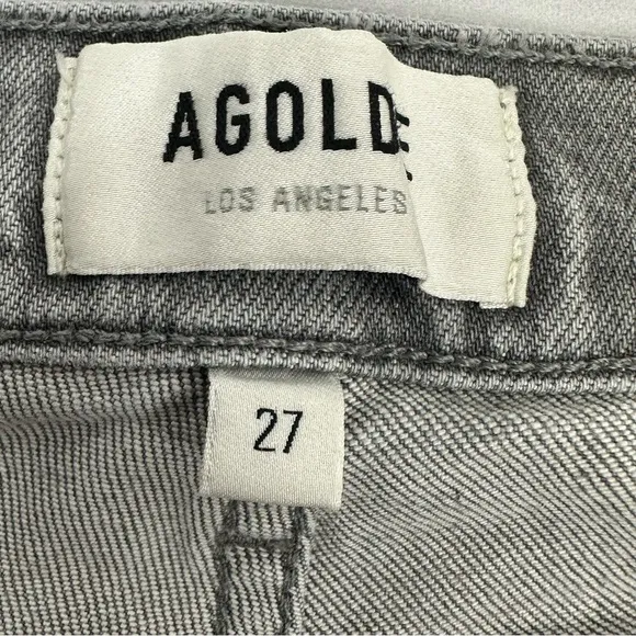 AGOLDE Women’s size 27 Nico High Rise Slim Stretch Ankle Jeans in Chime Gray