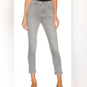 AGOLDE Women’s size 27 Nico High Rise Slim Stretch Ankle Jeans in Chime Gray