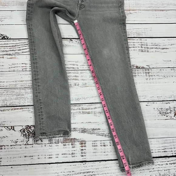 AGOLDE Women’s size 27 Nico High Rise Slim Stretch Ankle Jeans in Chime Gray