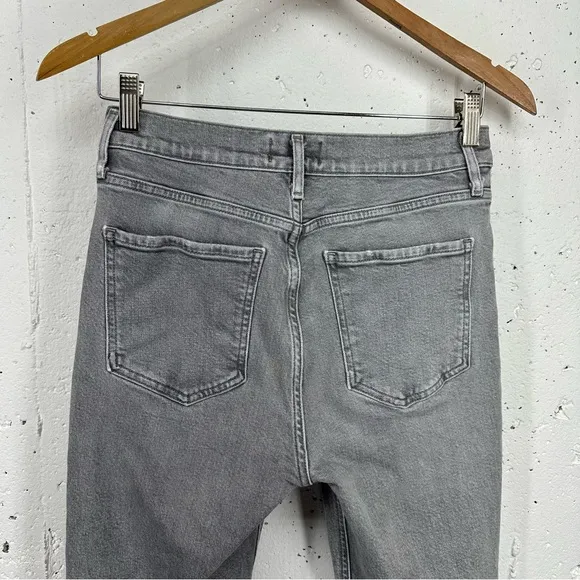 AGOLDE Women’s size 27 Nico High Rise Slim Stretch Ankle Jeans in Chime Gray