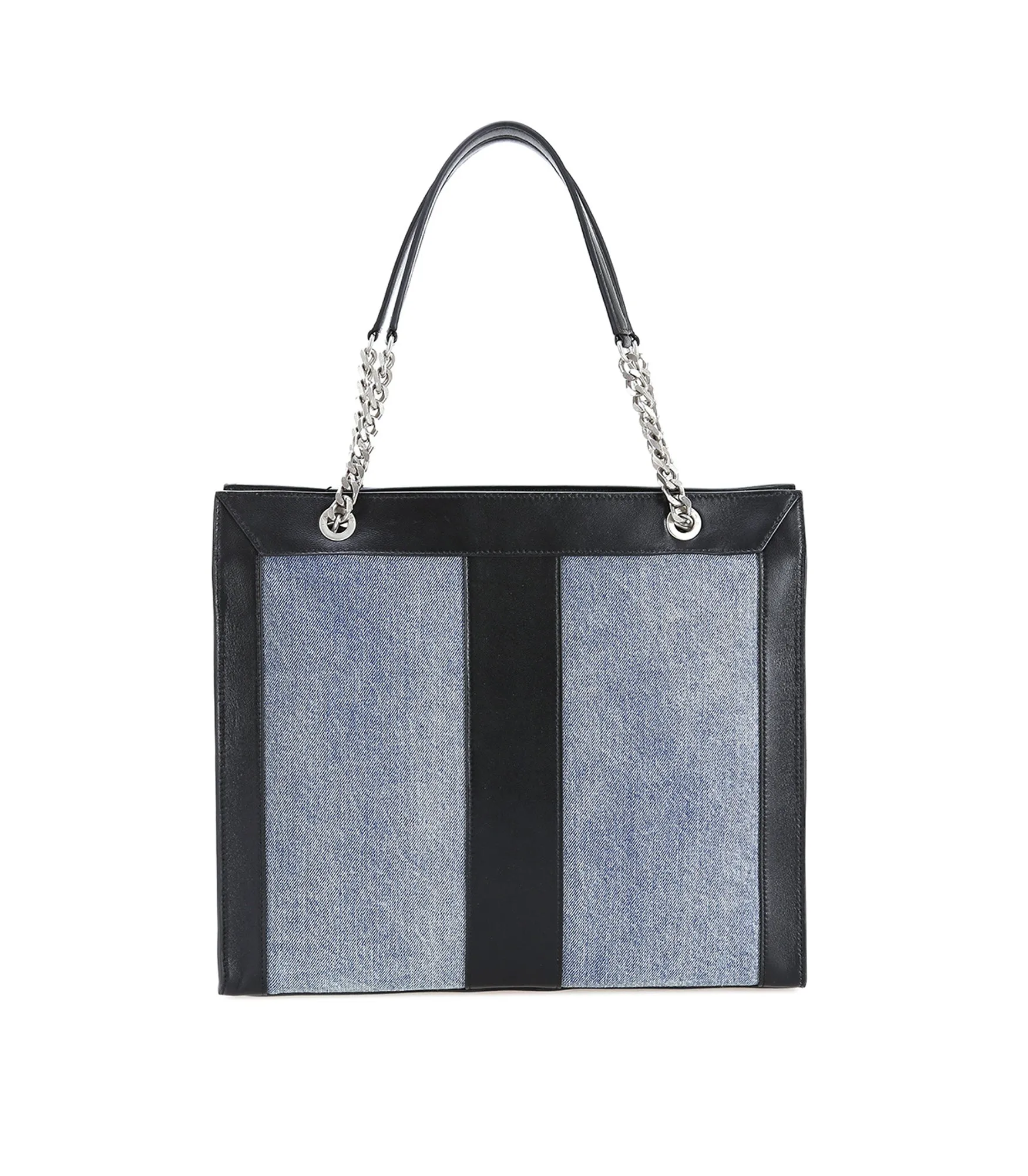 Angel Slim Shopper J Cloth   Leather - Jeans/Black