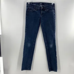 ANN TAYLOR LOFT MODERN SLIM DARK WASH JEANS SIZE 0