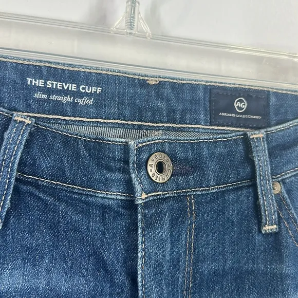 Anthropologie AG Adriano Goldschmidt the Stevie cuff slim straight cuffed jeans