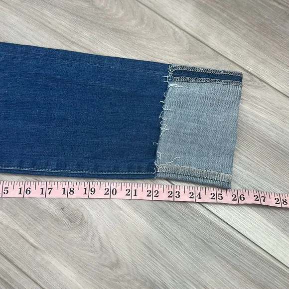 Anthropologie AG Adriano Goldschmidt the Stevie cuff slim straight cuffed jeans