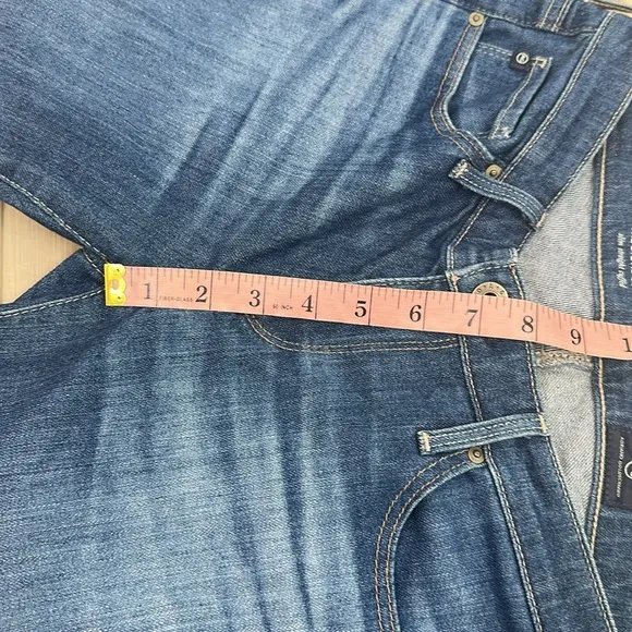 Anthropologie AG Adriano Goldschmidt the Stevie cuff slim straight cuffed jeans