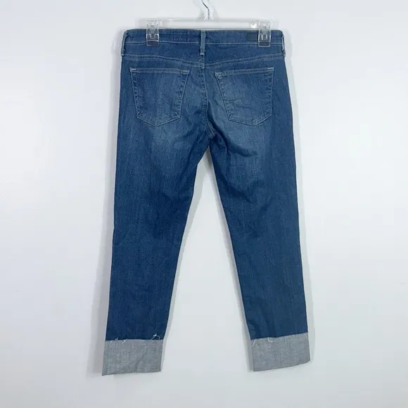 Anthropologie AG Adriano Goldschmidt the Stevie cuff slim straight cuffed jeans