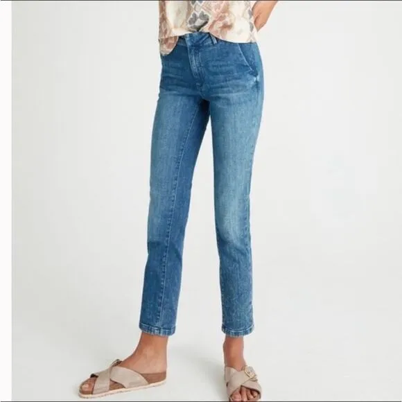 Anthropologie Pilcro and the Letterpress High Rise Slim Trouser Jeans