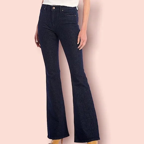 Antonio Melani Veronica Mid Rise Flare Jeans in Dark Wash Size 26