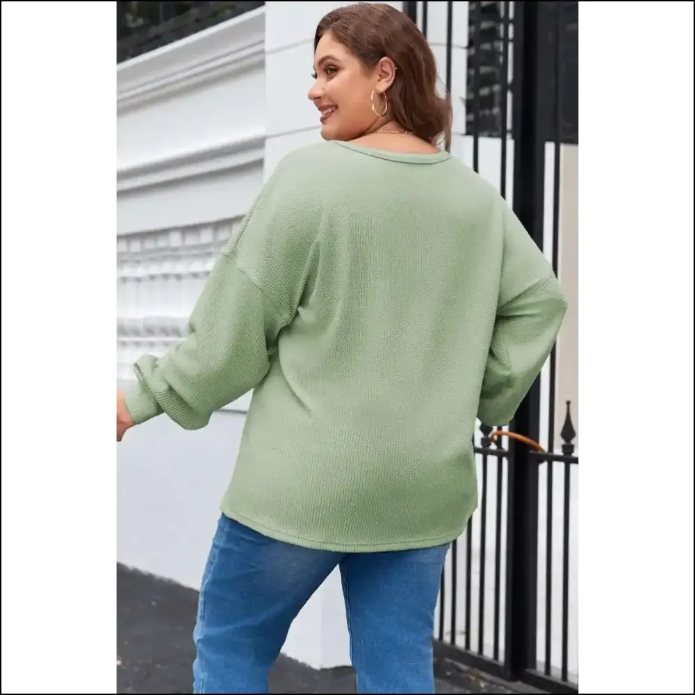 Aqua Ribbed Pocketed Bff Top: Needful Things,  Comfy 💙