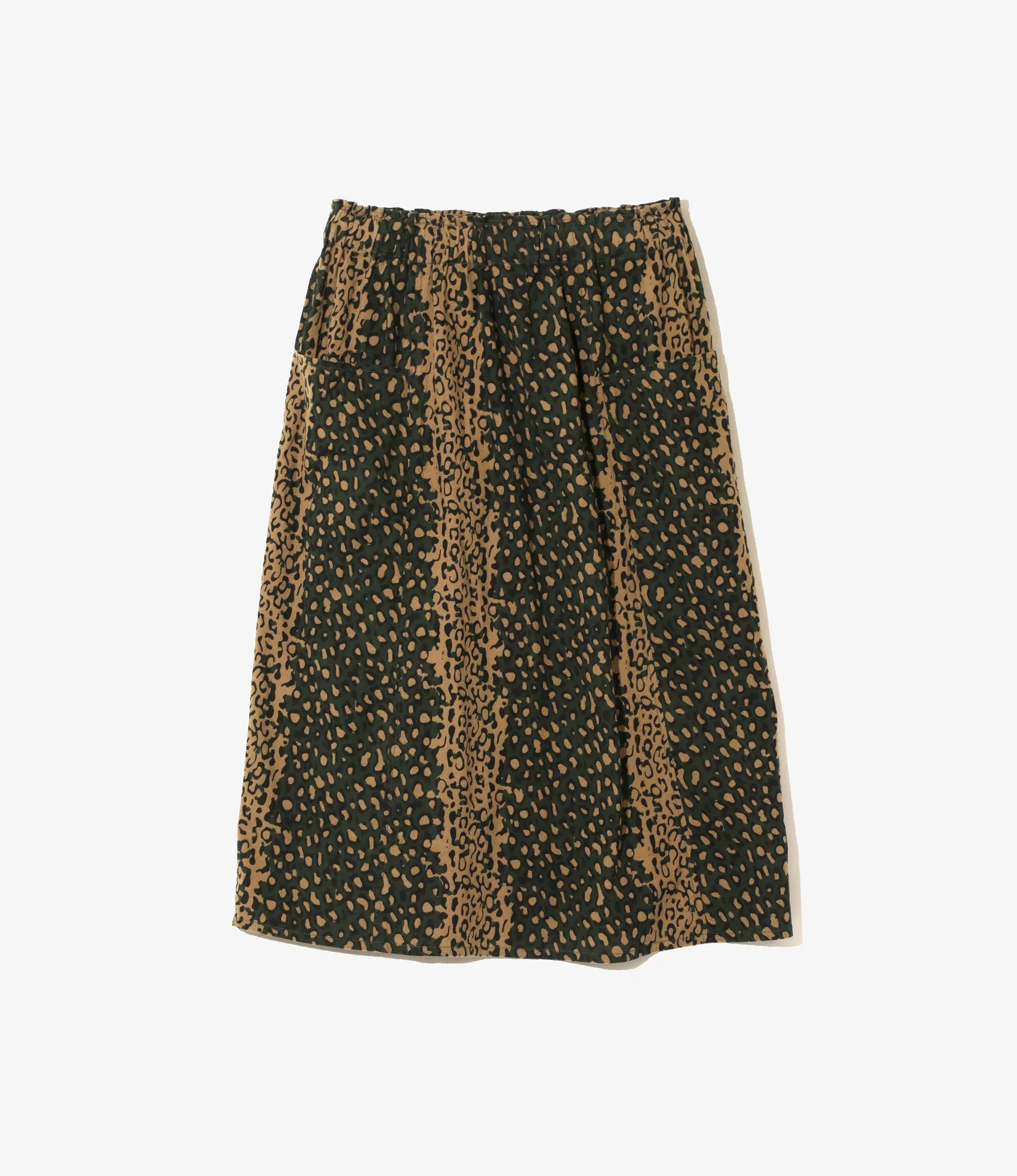 Army String Skirt – Leopard Print Flannel