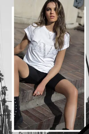 Ave Crystal embellished T-Shirt