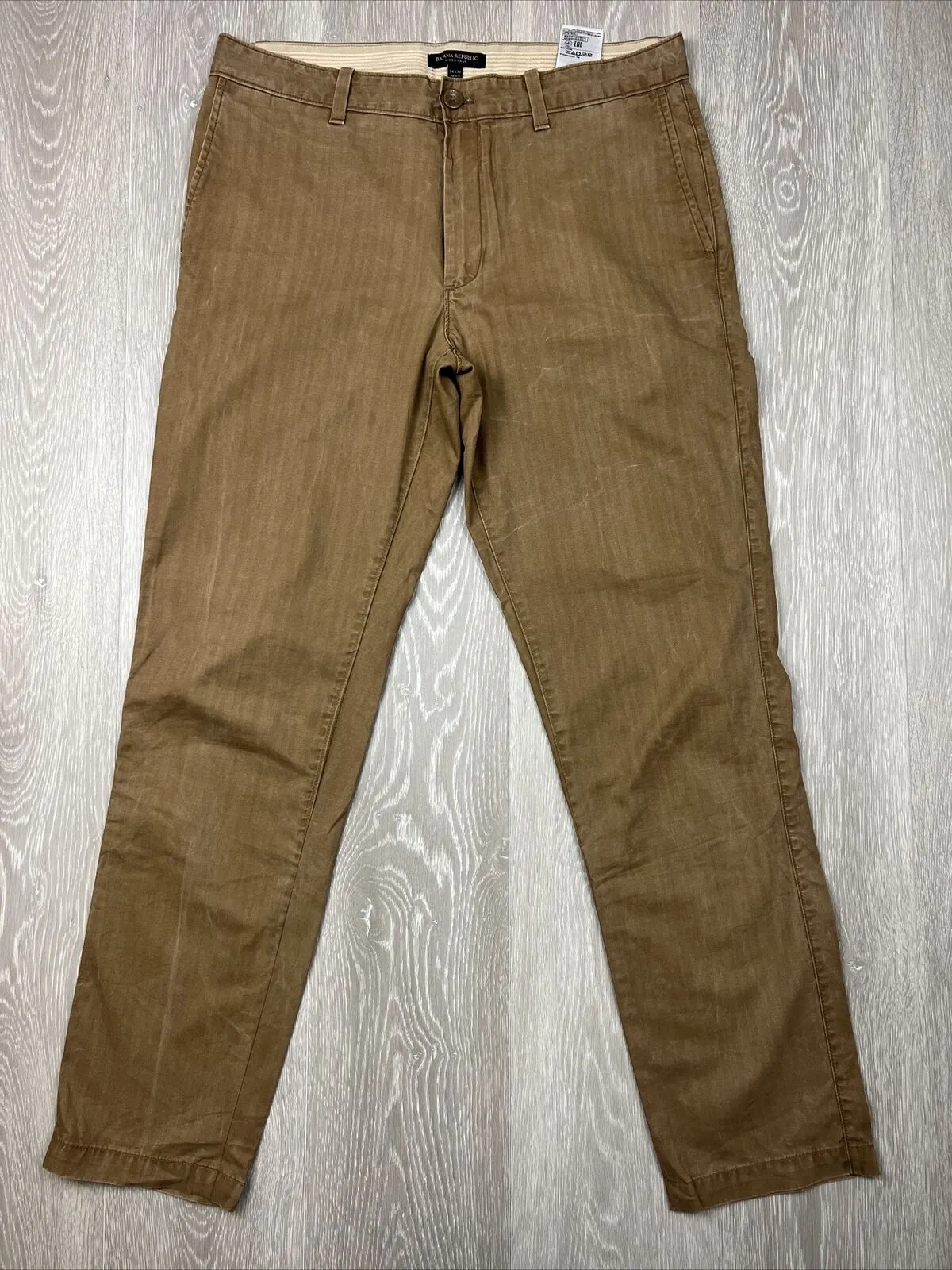 Banana Republic Mens Brown Chinos Size 34x32