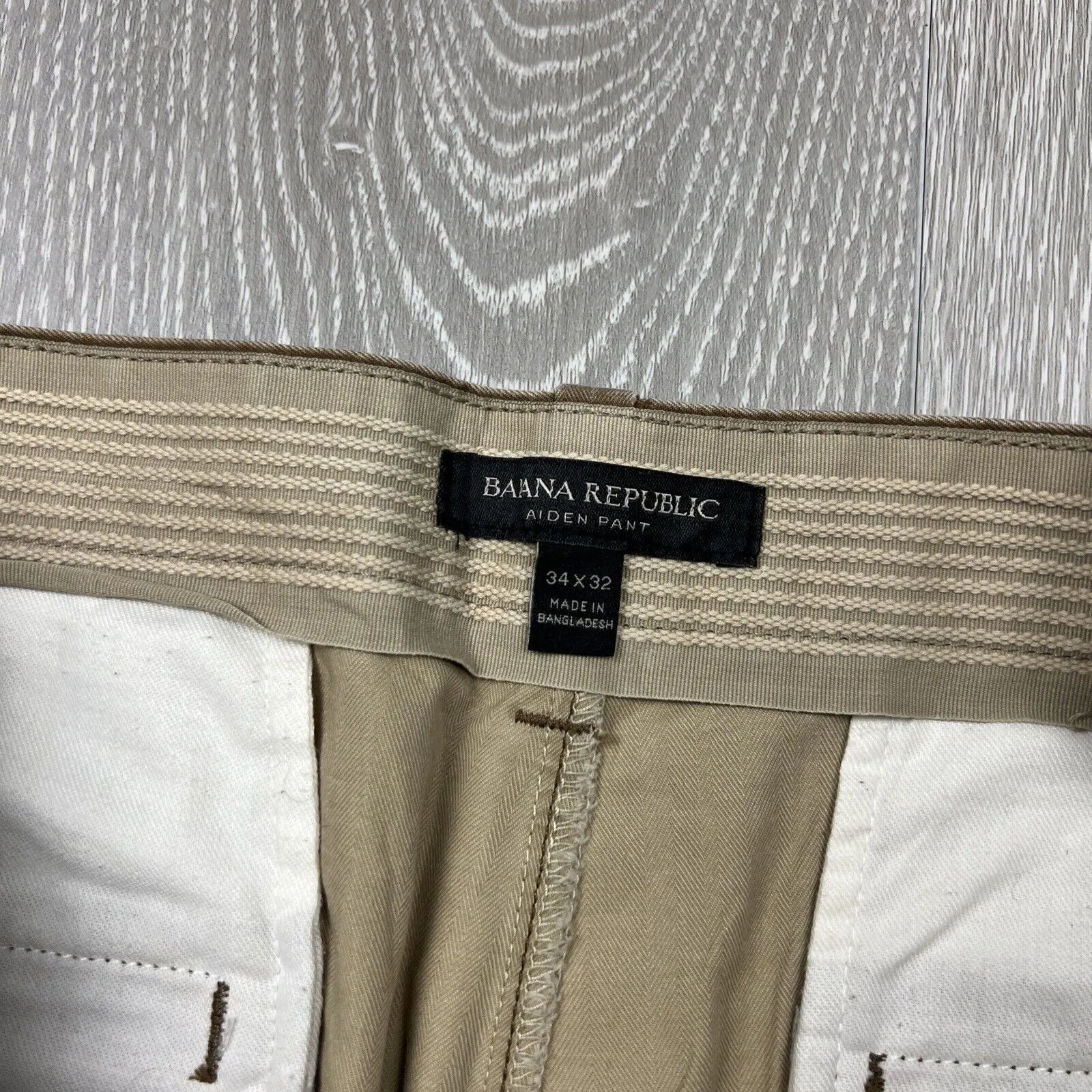 Banana Republic Mens Brown Chinos Size 34x32