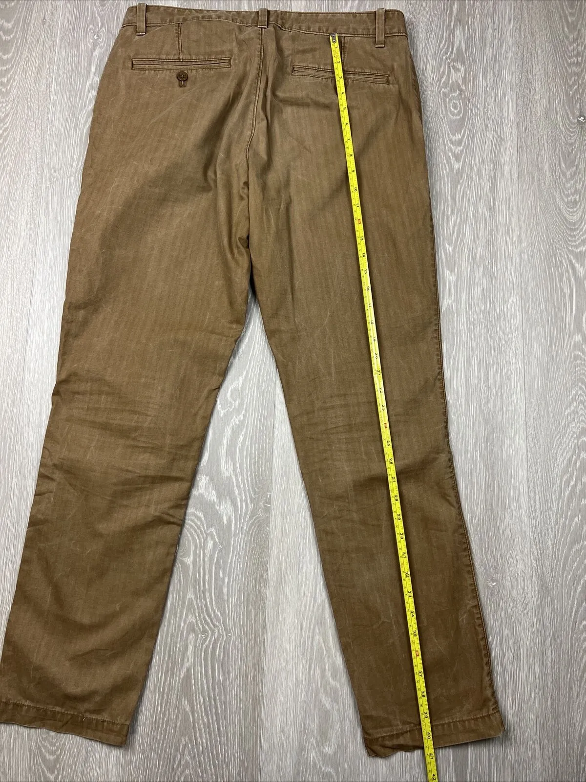 Banana Republic Mens Brown Chinos Size 34x32
