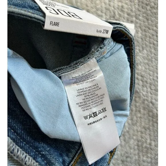 BDG Urban Outfitters Slim Flare Mid Rise Comfort Stretch Jeans Women Size 27 4