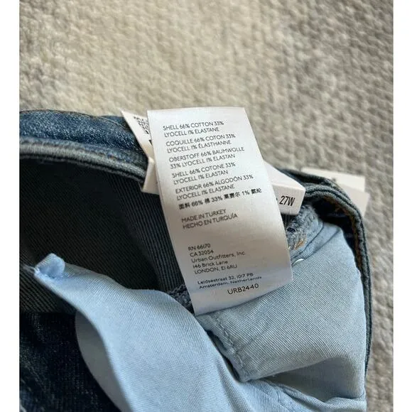 BDG Urban Outfitters Slim Flare Mid Rise Comfort Stretch Jeans Women Size 27 4