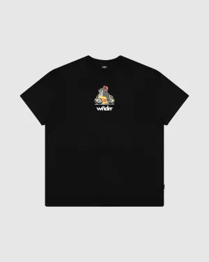 BIKER BOX FIT TEE - BLACK