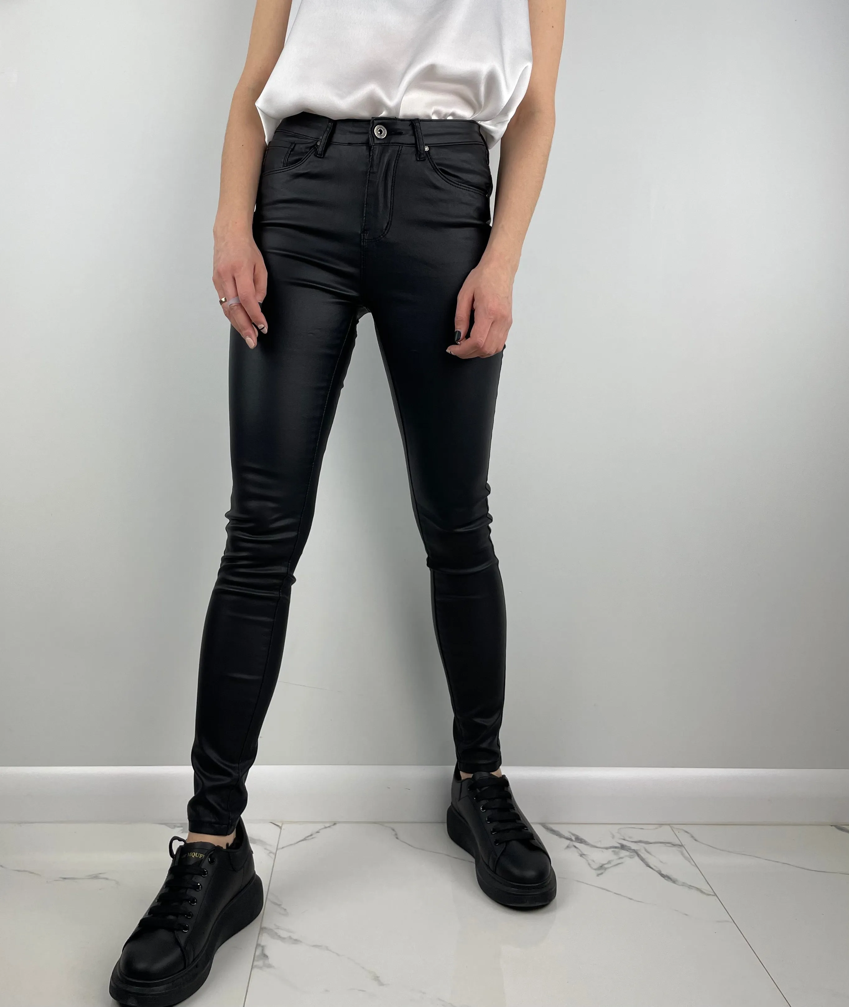 Black Eco Leather Pants Goodies