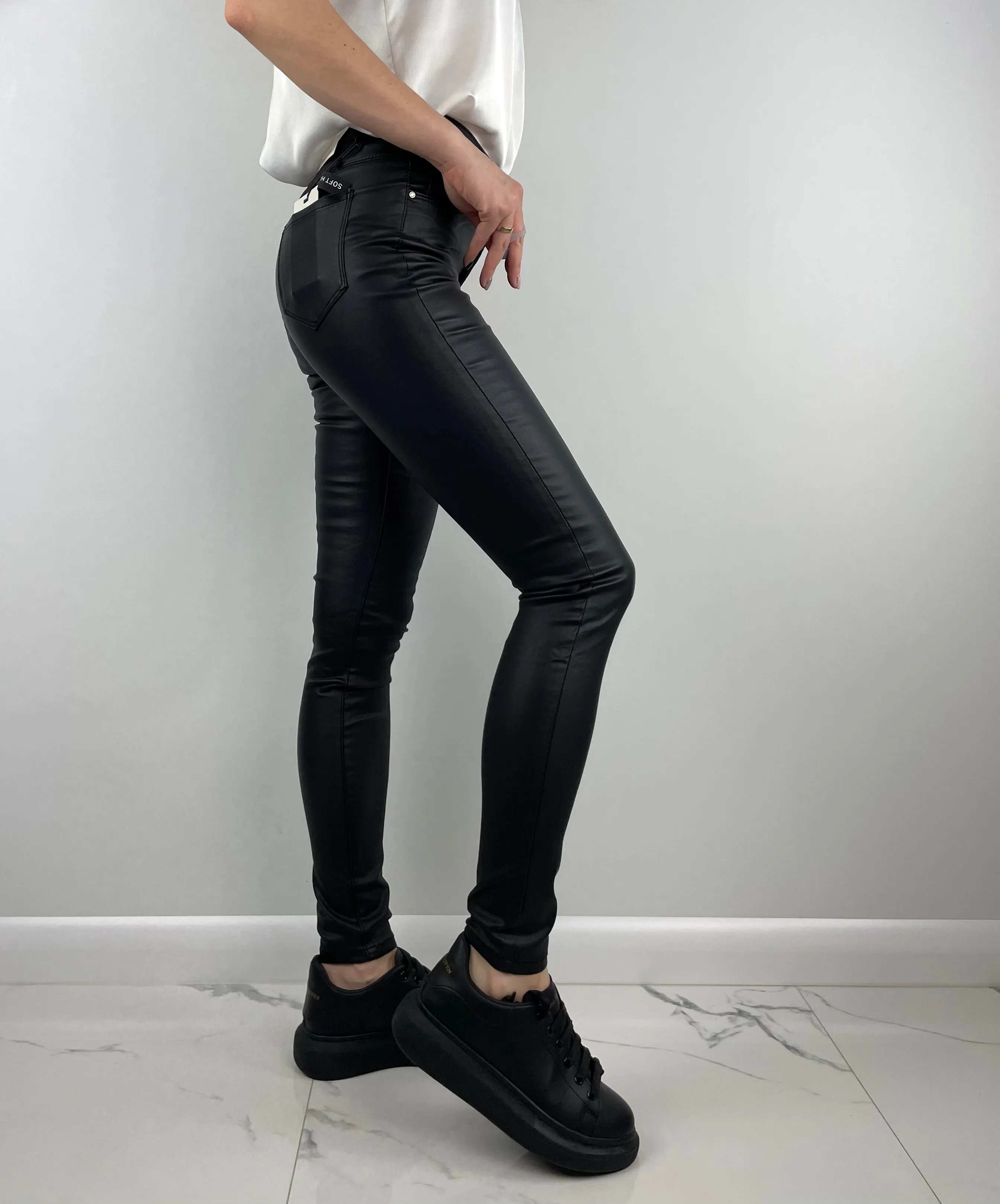 Black Eco Leather Pants Goodies