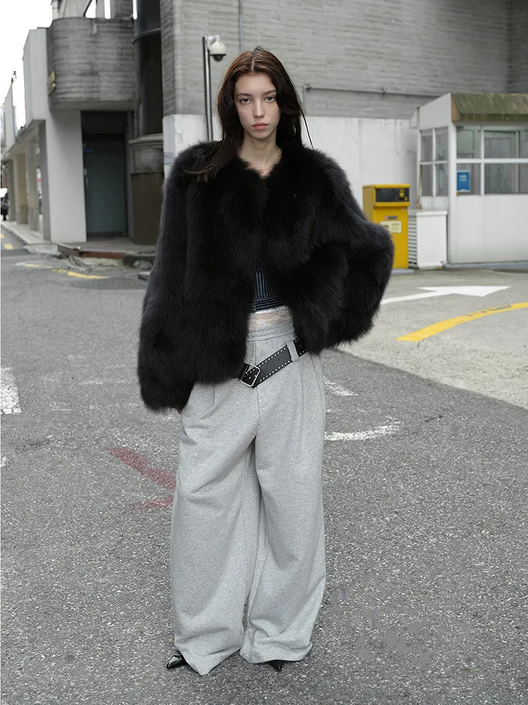 Black Fur Coat